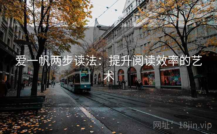 爱一帆两步读法:提升阅读效率的艺术 爱一帆两步读法:提升阅读效率的艺术